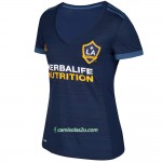 Camisolas de Futebol Los Angeles Galaxy Zlatan Ibrahimovic 9 Mulher Equipamento Alternativa 2017/18 Manga Curta